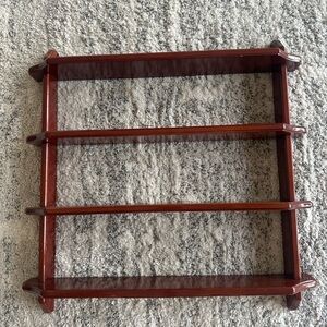 Vintage Wooden spice rack shelf